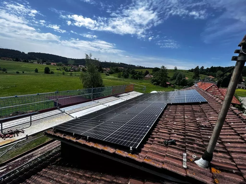 Solárny panel, ktorý sme inštalovali